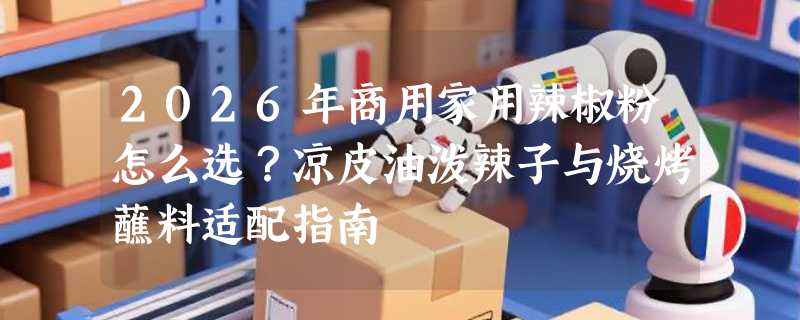 2026年商用家用辣椒粉怎么选？凉皮油泼辣子与烧烤蘸料适配指南