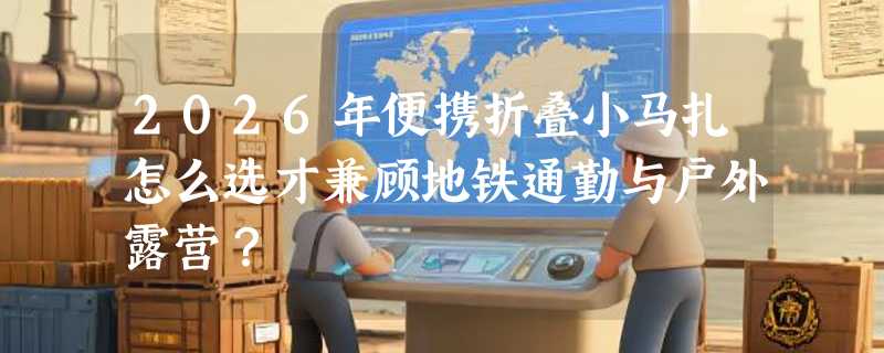 2026年便携折叠小马扎怎么选才兼顾地铁通勤与户外露营？