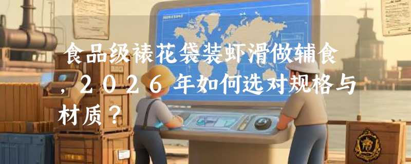 食品级裱花袋装虾滑做辅食，2026年如何选对规格与材质？