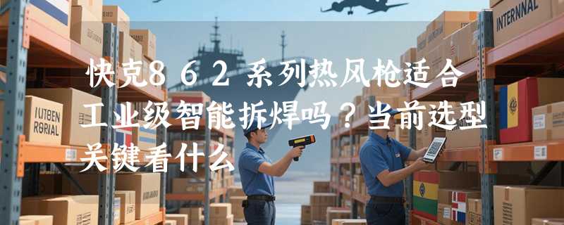 快克862系列热风枪适合工业级智能拆焊吗？当前选型关键看什么