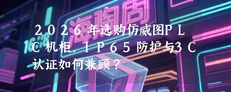 2026年选购仿威图PLC机柜，IP65防护与3C认证如何兼顾？