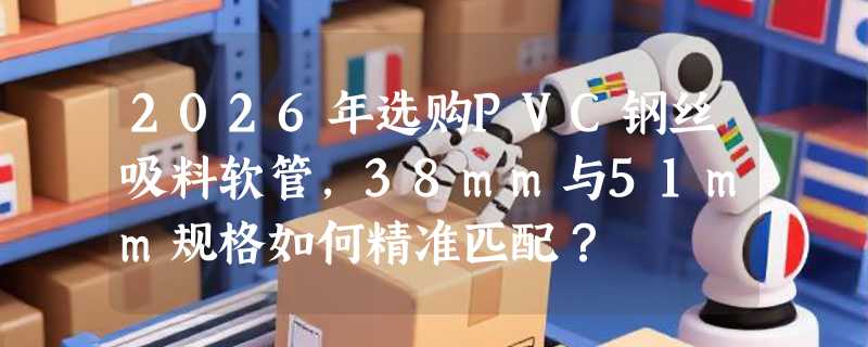 2026年选购PVC钢丝吸料软管，38mm与51mm规格如何精准匹配？