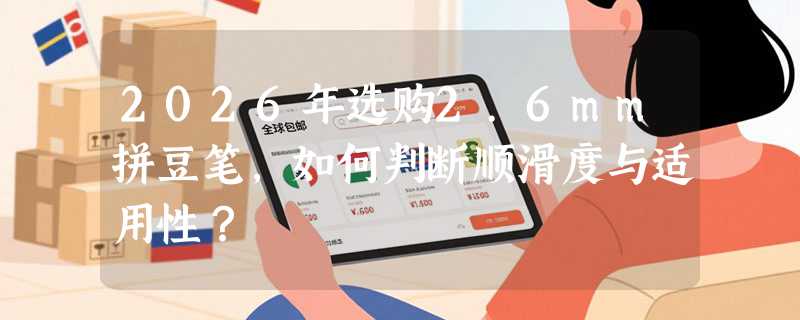2026年选购2.6mm拼豆笔，如何判断顺滑度与适用性？