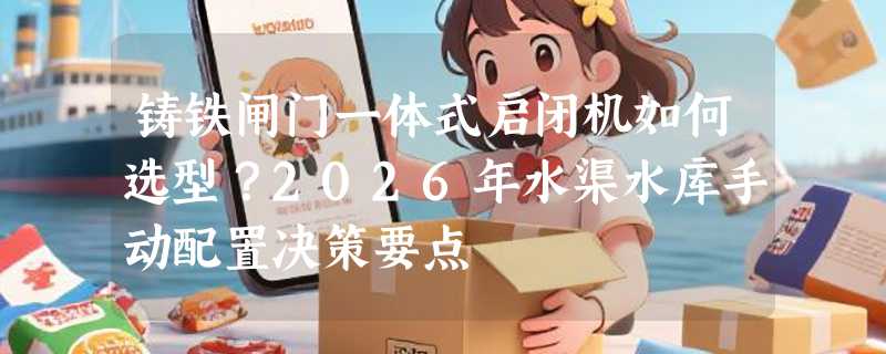 铸铁闸门一体式启闭机如何选型？2026年水渠水库手动配置决策要点