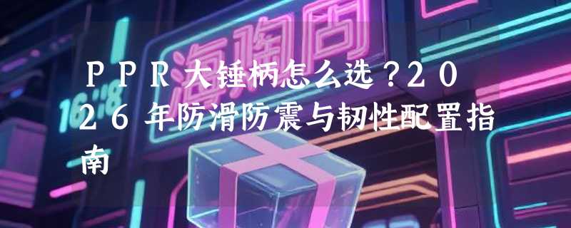 PPR大锤柄怎么选？2026年防滑防震与韧性配置指南