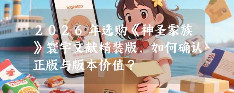 2026年选购《神圣家族》寰宇文献精装版，如何确认正版与版本价值？