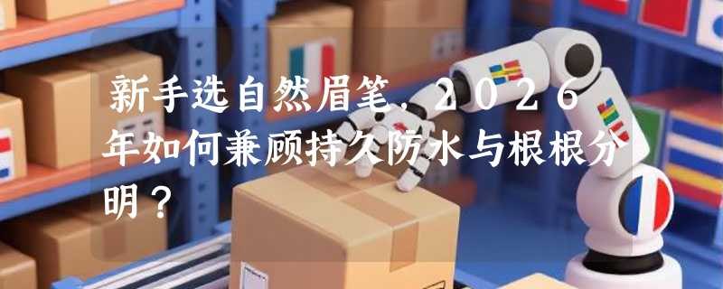 新手选自然眉笔，2026年如何兼顾持久防水与根根分明？