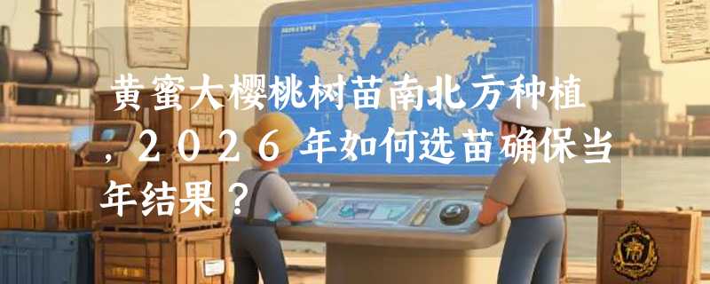黄蜜大樱桃树苗南北方种植，2026年如何选苗确保当年结果？
