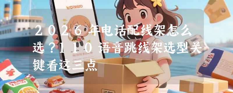2026年电话配线架怎么选？110语音跳线架选型关键看这三点