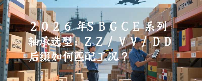 2026年SBGCE系列轴承选型：ZZ/VV/DD后缀如何匹配工况？