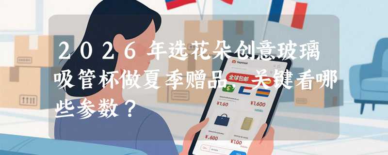 2026年选花朵创意玻璃吸管杯做夏季赠品，关键看哪些参数？