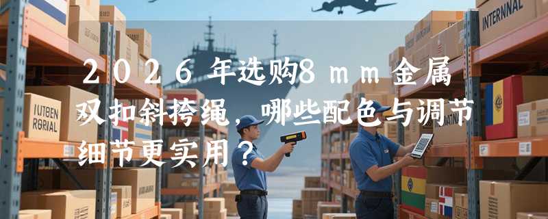 2026年选购8mm金属双扣斜挎绳，哪些配色与调节细节更实用？