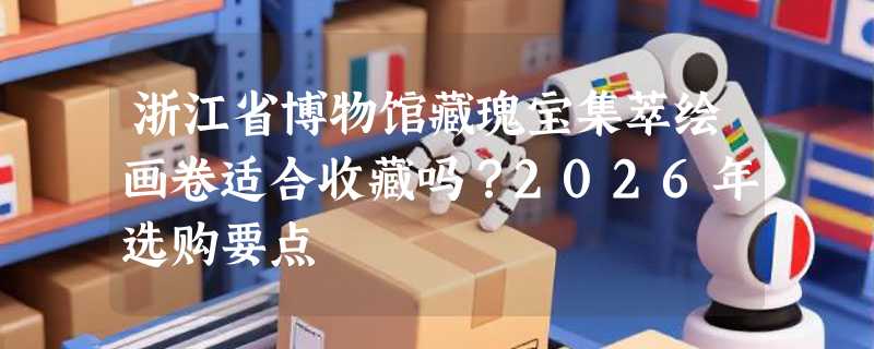 浙江省博物馆藏瑰宝集萃绘画卷适合收藏吗？2026年选购要点