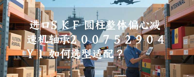 进口SKF圆柱整体偏心减速机轴承200752904Y1如何选型适配？