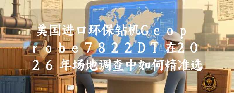 美国进口环保钻机Geoprobe7822DT在2026年场地调查中如何精准选型