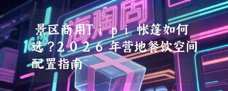 景区商用Tipi帐篷如何选？2026年营地餐饮空间配置指南