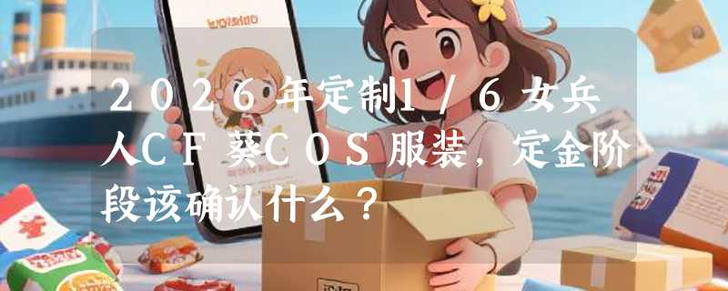 2026年定制1/6女兵人CF葵COS服装，定金阶段该确认什么？