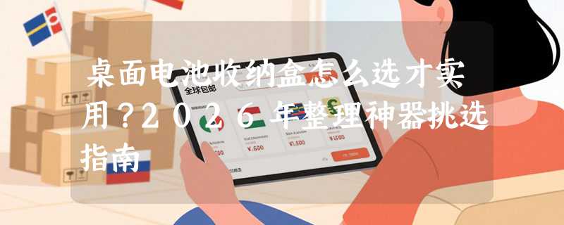 桌面电池收纳盒怎么选才实用？2026年整理神器挑选指南