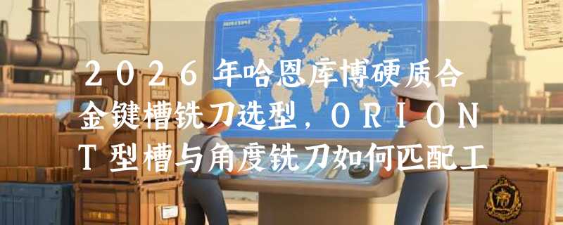 2026年哈恩库博硬质合金键槽铣刀选型，ORIONT型槽与角度铣刀如何匹配工况？
