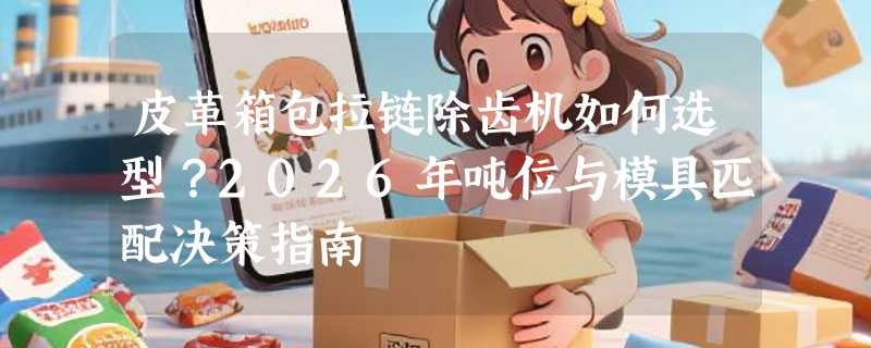 皮革箱包拉链除齿机如何选型？2026年吨位与模具匹配决策指南
