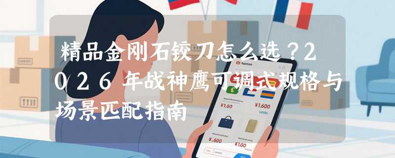 精品金刚石铰刀怎么选？2026年战神鹰可调式规格与场景匹配指南