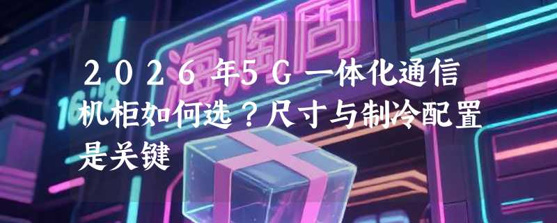 2026年5G一体化通信机柜如何选？尺寸与制冷配置是关键