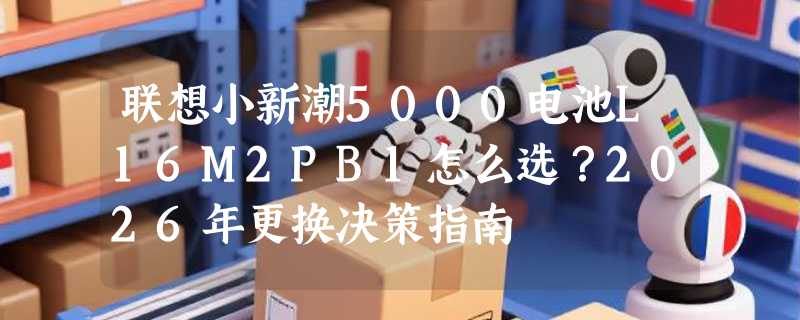 联想小新潮5000电池L16M2PB1怎么选？2026年更换决策指南