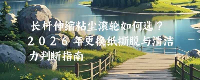 长杆伸缩粘尘滚轮如何选？2026年更换纸撕脱与清洁力判断指南