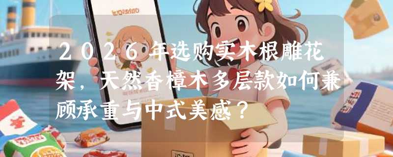 2026年选购实木根雕花架，天然香樟木多层款如何兼顾承重与中式美感？