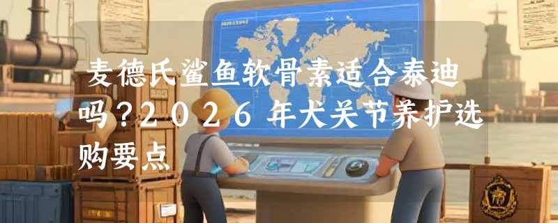 麦德氏鲨鱼软骨素适合泰迪吗？2026年犬关节养护选购要点