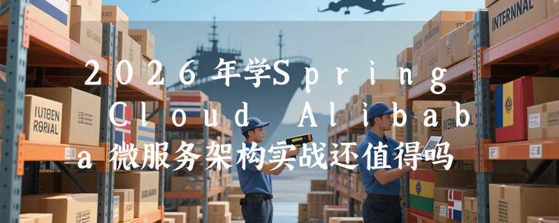 2026年学Spring Cloud Alibaba微服务架构实战还值得吗