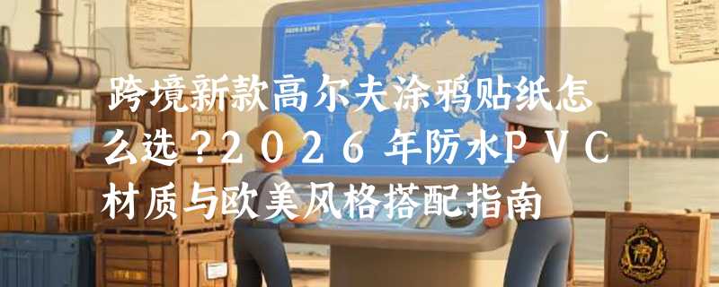 跨境新款高尔夫涂鸦贴纸怎么选？2026年防水PVC材质与欧美风格搭配指南