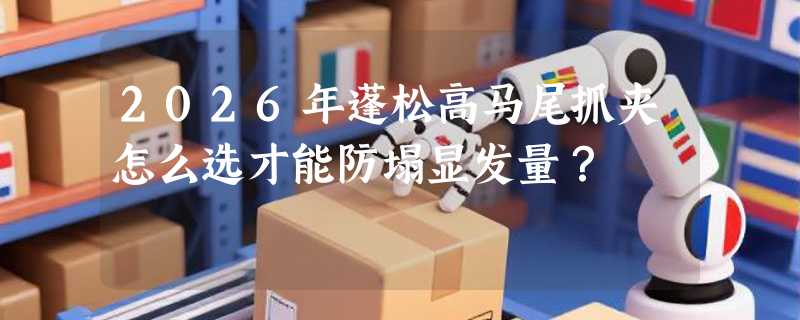 2026年蓬松高马尾抓夹怎么选才能防塌显发量？