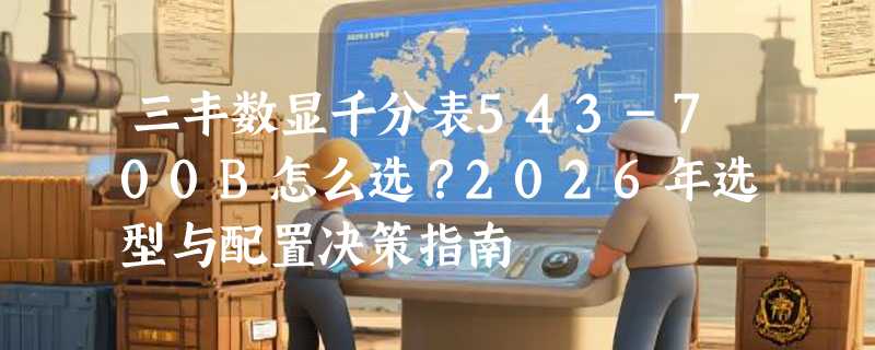 三丰数显千分表543-700B怎么选？2026年选型与配置决策指南