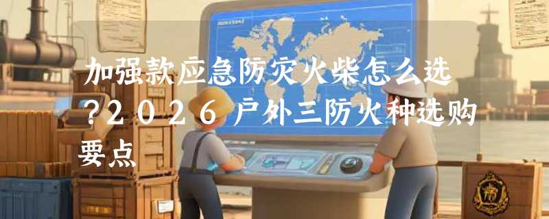 加强款应急防灾火柴怎么选？2026户外三防火种选购要点