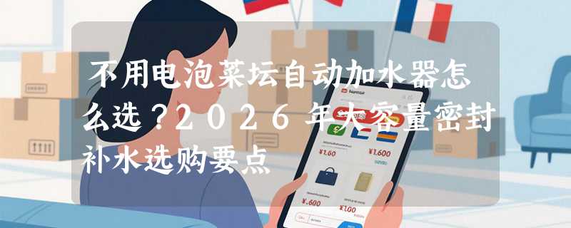 不用电泡菜坛自动加水器怎么选？2026年大容量密封补水选购要点