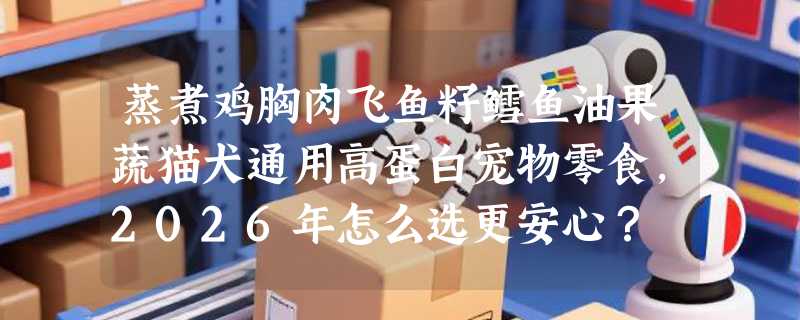 蒸煮鸡胸肉飞鱼籽鳕鱼油果蔬猫犬通用高蛋白宠物零食，2026年怎么选更安心？