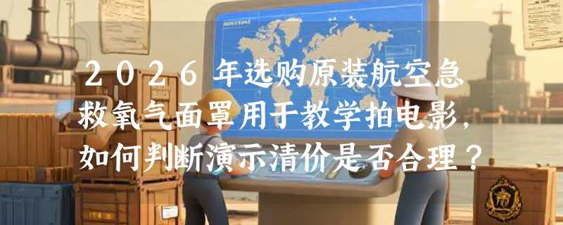 2026年选购原装航空急救氧气面罩用于教学拍电影，如何判断演示清价是否合理？