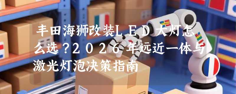 丰田海狮改装LED大灯怎么选？2026年远近一体与激光灯泡决策指南