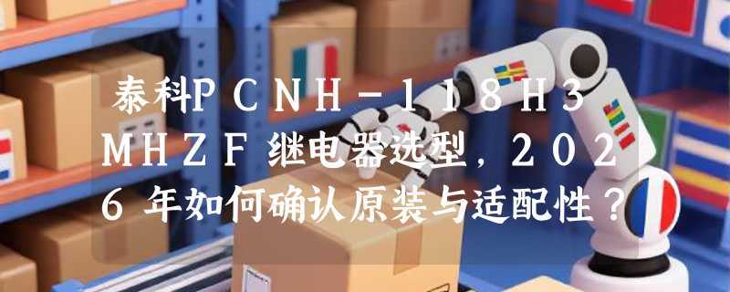泰科PCNH-118H3MHZF继电器选型，2026年如何确认原装与适配性？