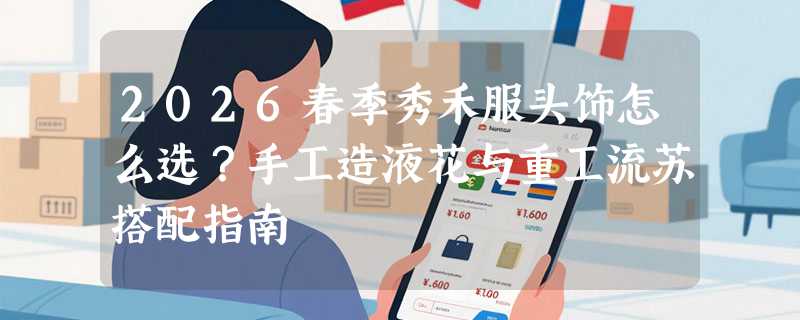 2026春季秀禾服头饰怎么选？手工造液花与重工流苏搭配指南