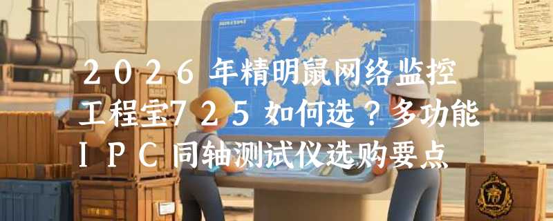 2026年精明鼠网络监控工程宝725如何选？多功能IPC同轴测试仪选购要点