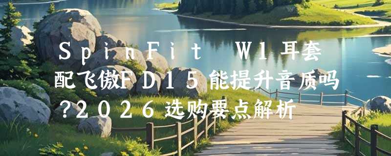 SpinFit W1耳套配飞傲FD15能提升音质吗？2026选购要点解析