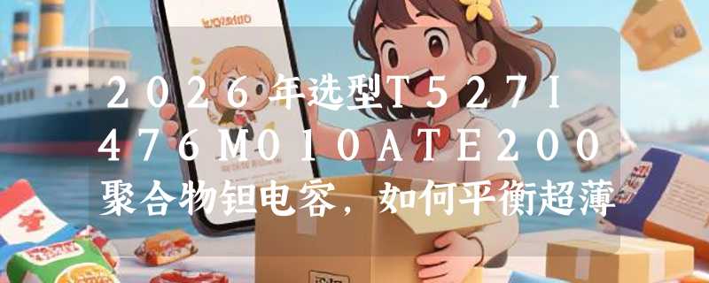 2026年选型T527I476M010ATE200聚合物钽电容，如何平衡超薄与低ESR？