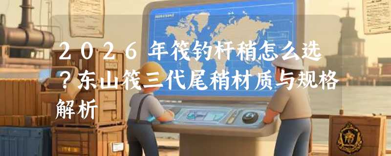 2026年筏钓杆稍怎么选？东山筏三代尾稍材质与规格解析