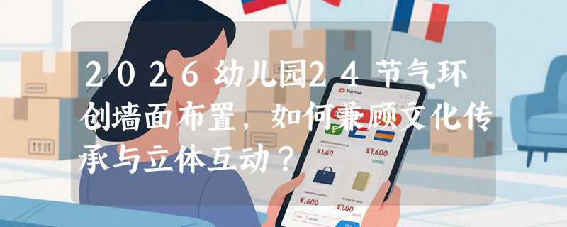 2026幼儿园24节气环创墙面布置，如何兼顾文化传承与立体互动？