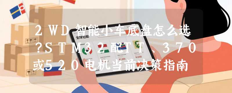 2WD智能小车底盘怎么选？STM32配TT、370或520电机当前决策指南