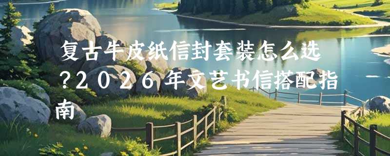 复古牛皮纸信封套装怎么选？2026年文艺书信搭配指南