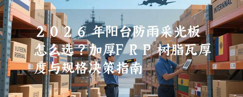2026年阳台防雨采光板怎么选？加厚FRP树脂瓦厚度与规格决策指南