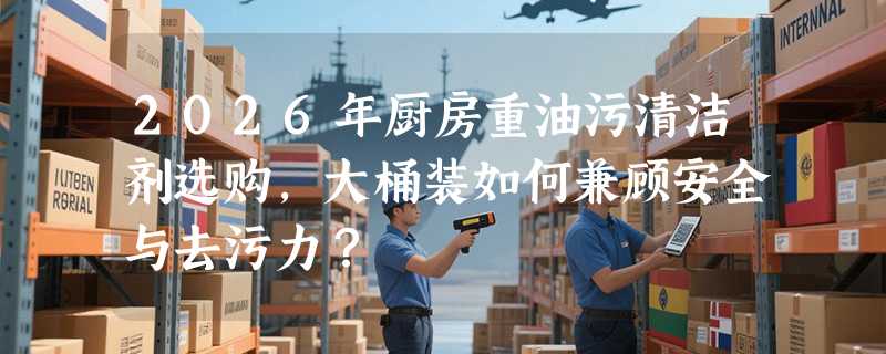 2026年厨房重油污清洁剂选购，大桶装如何兼顾安全与去污力？